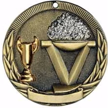 Victory Tri-Colored Medal 2"