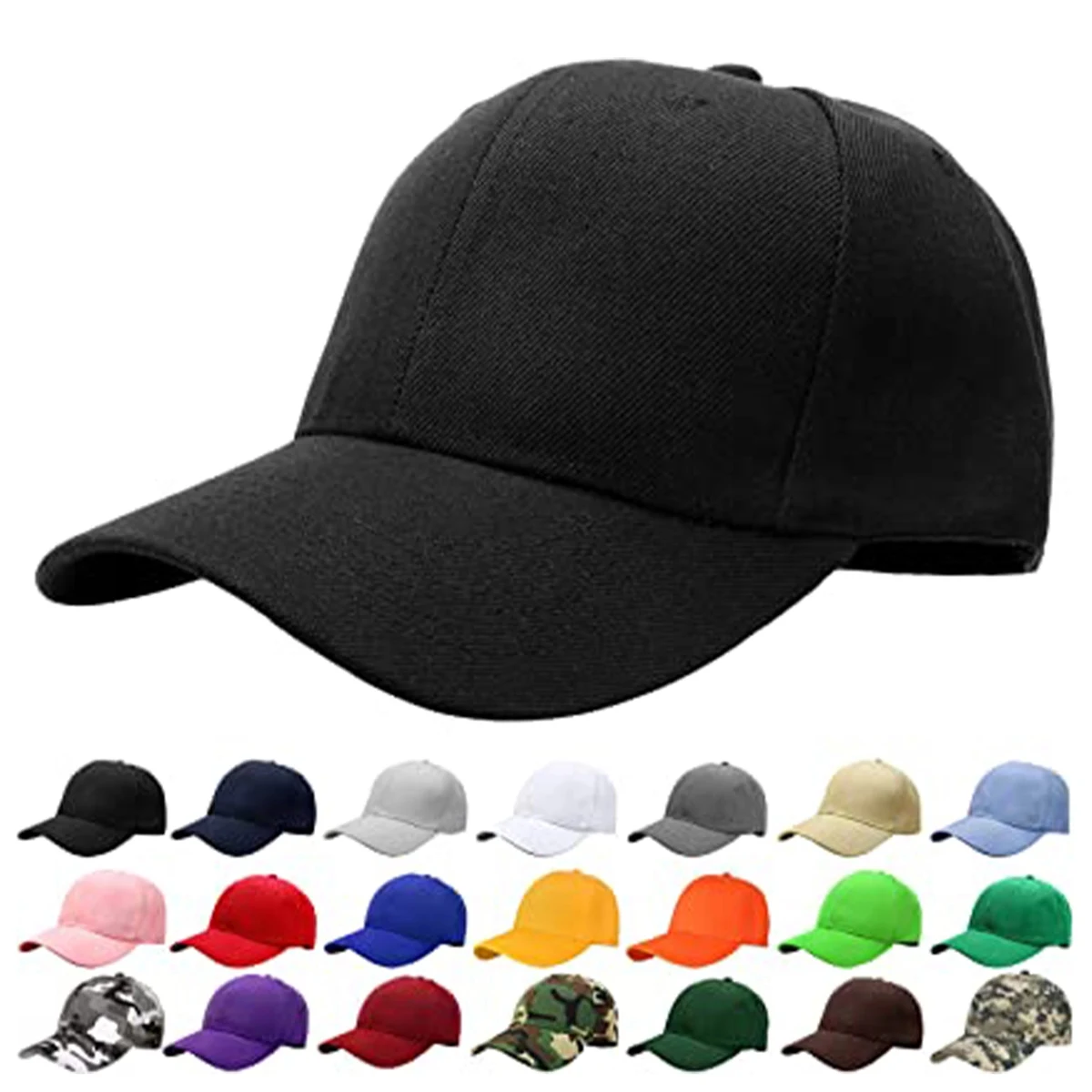 6 Panel Washed Baseball Cap MOQ 50pcs 1