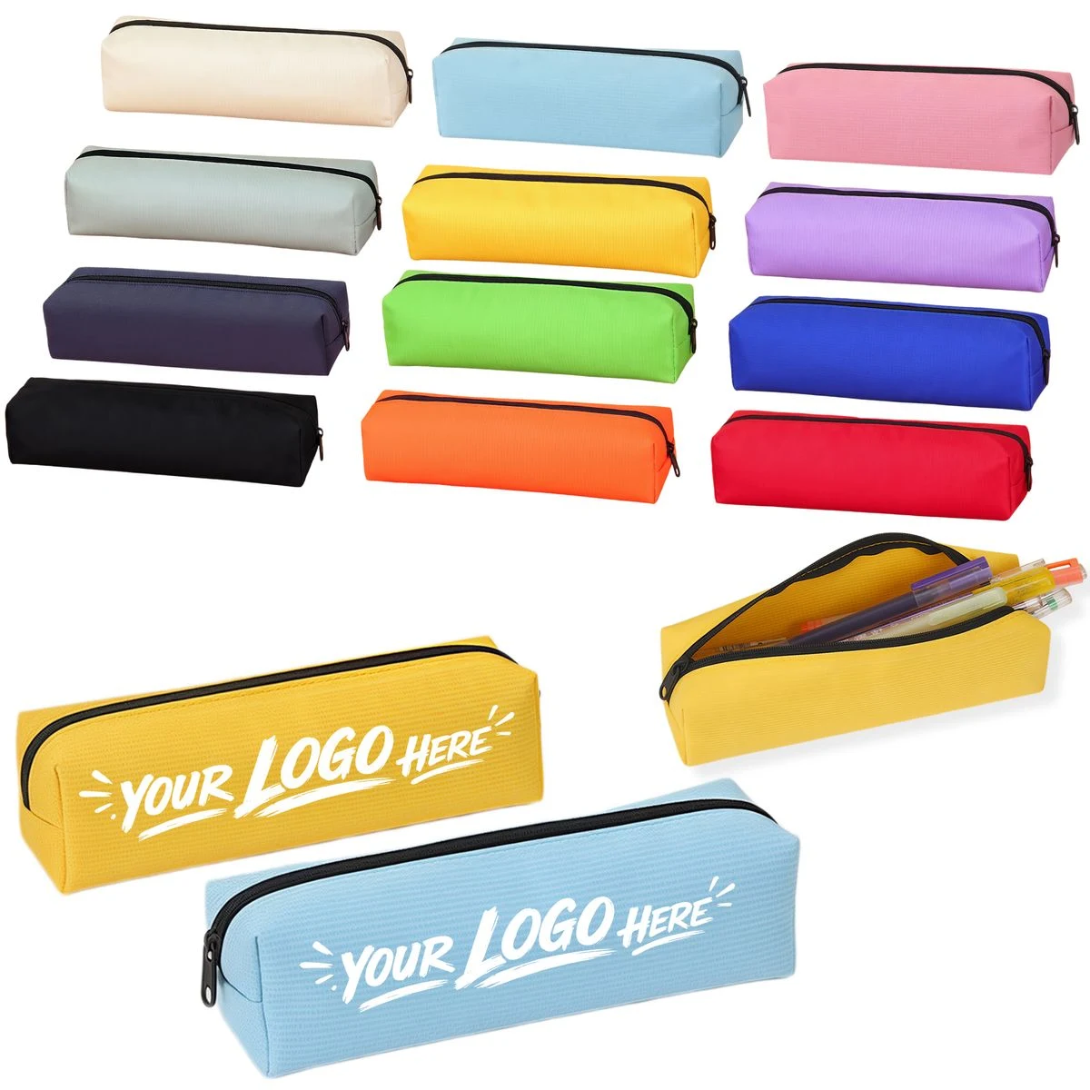 Oxford Pencil Case With Zipper Storage 1