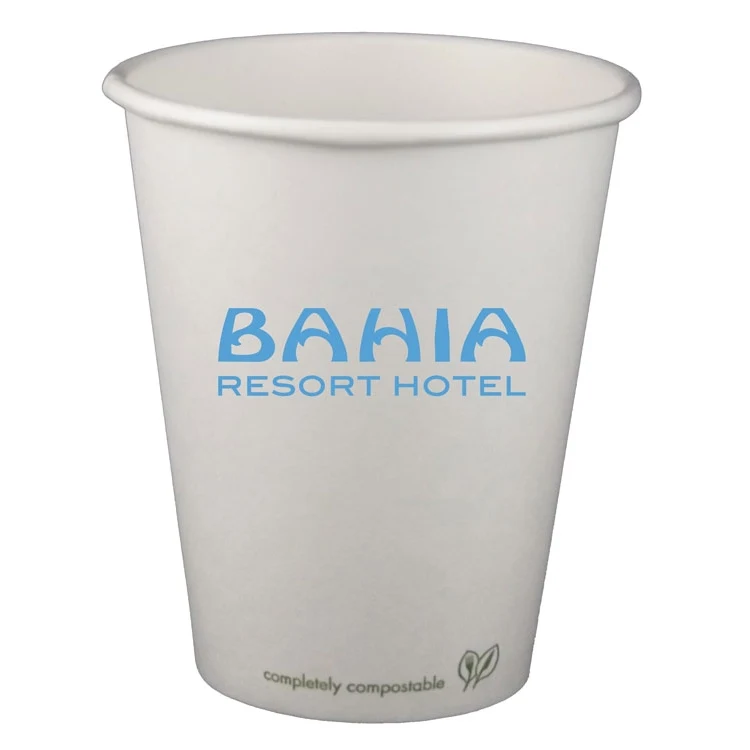 8 oz. Eco-Friendly Compostable Paper Hot Cup 1