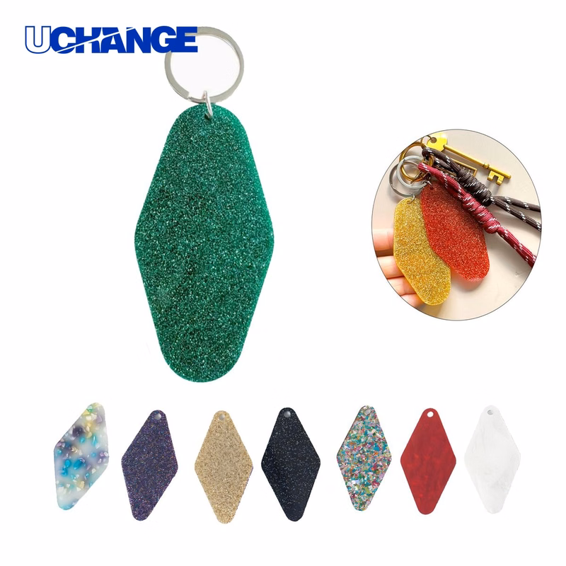 Plastic Brand-Style Keychain