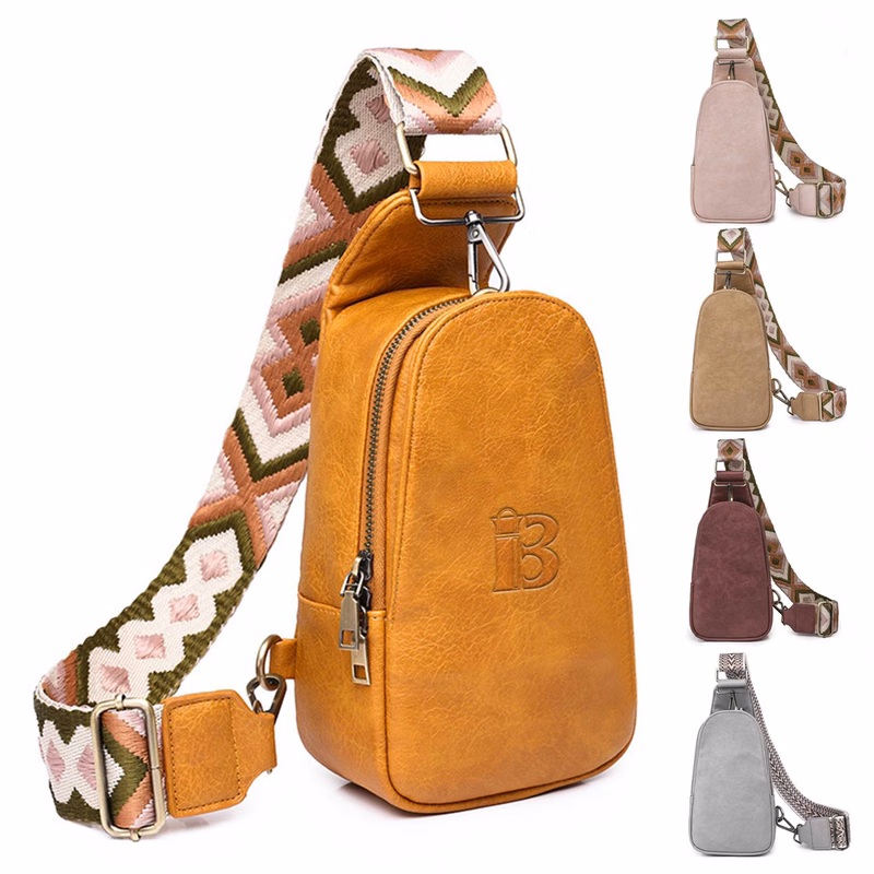 PU Leather Fashion Women's Chest Bag