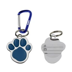 Paw Print Design Dog ID Tag 1