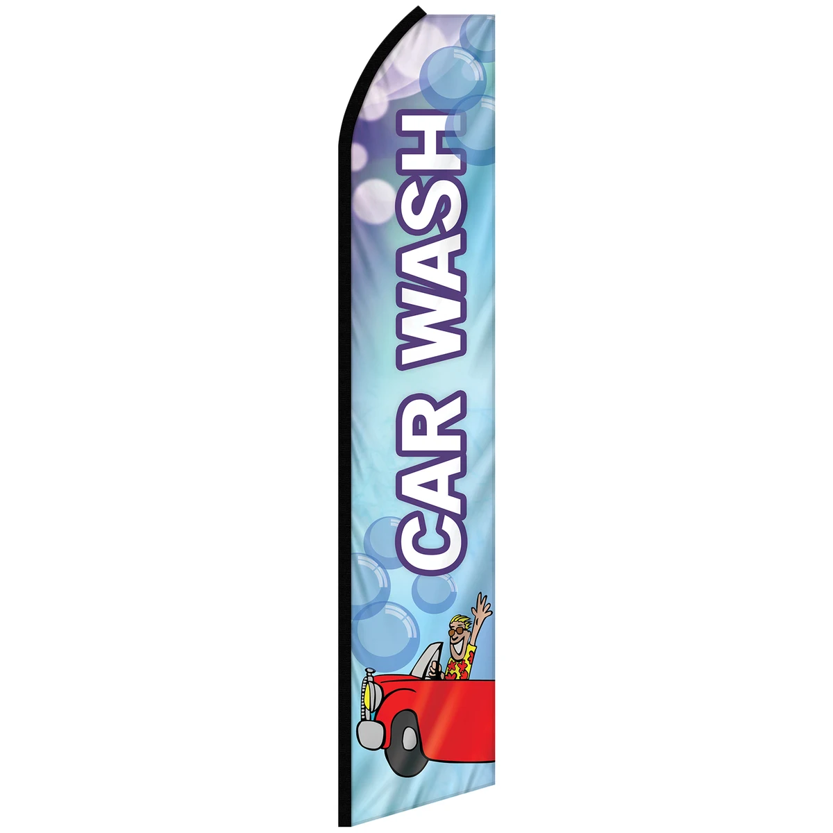 12' Digitally Printed Custom Swooper Banner 1