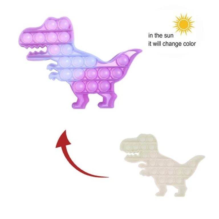 Dinosaur photoreception Push Pop Bubble Sensory Fidget Toys 1