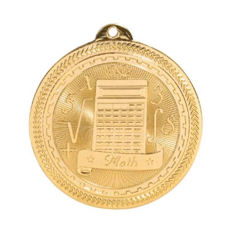 2" BriteLazer Medal-Math