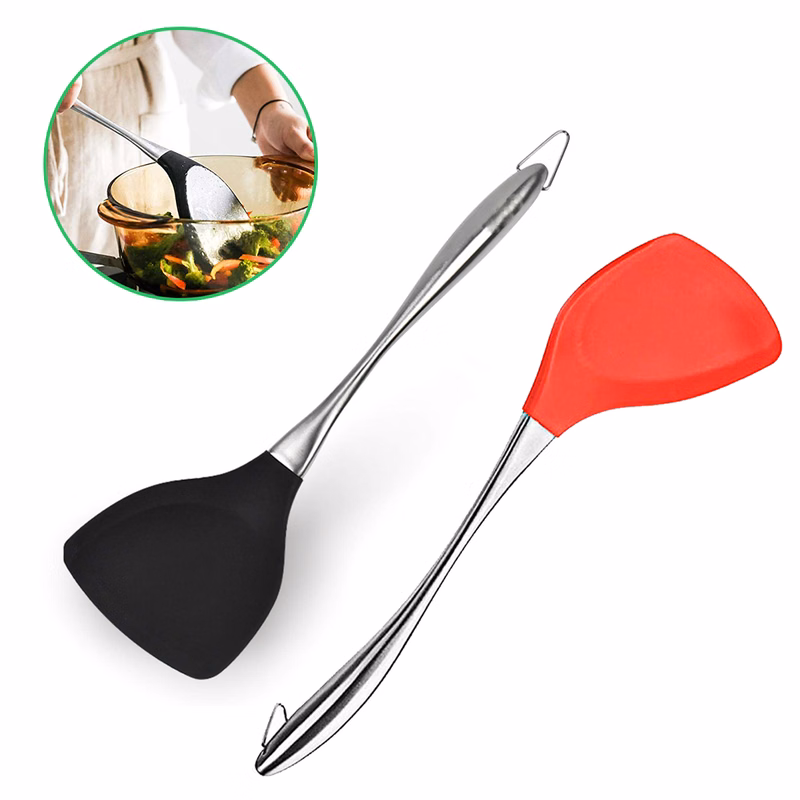 Stainless Steel Silicone Cooking Shovel