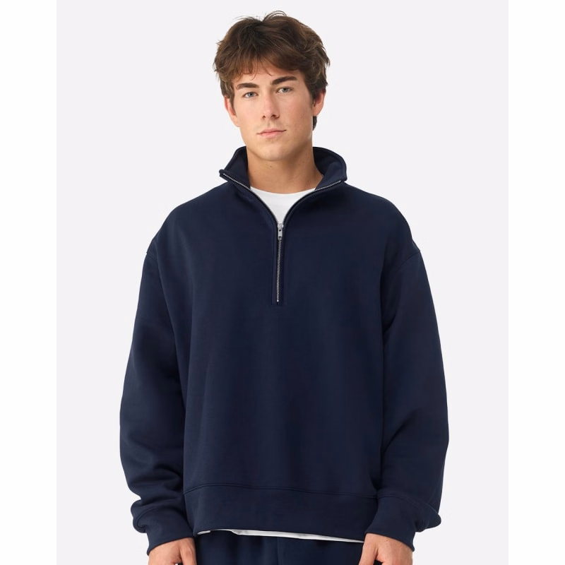 BELLA + CANVAS Unisex 10 Oz Quarter-Zip Pullover Sweatshirt - 4740