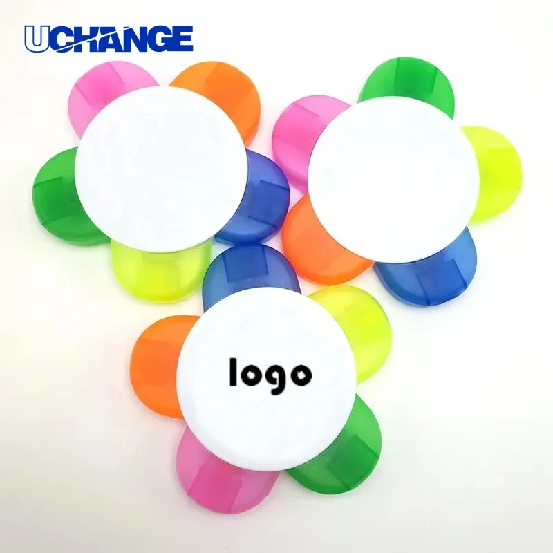Sunflower-Shaped Highlighter Pen for Creative Stationery 1