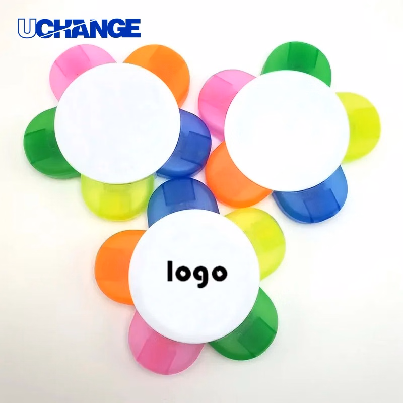 Sunflower-Shaped Highlighter Pen for Creative Stationery