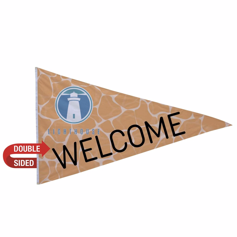 5' x 8' Polyester Pennant Flag Double-Sided