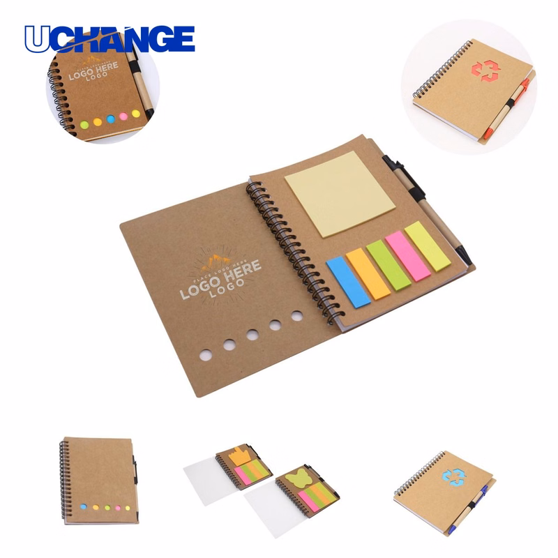 Full Color Imprint Spiral Diary Notebook with Pen