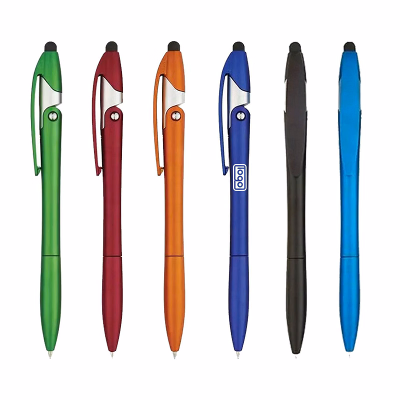 ABS Foldable Ballpoint Pen w/ Phone Stand