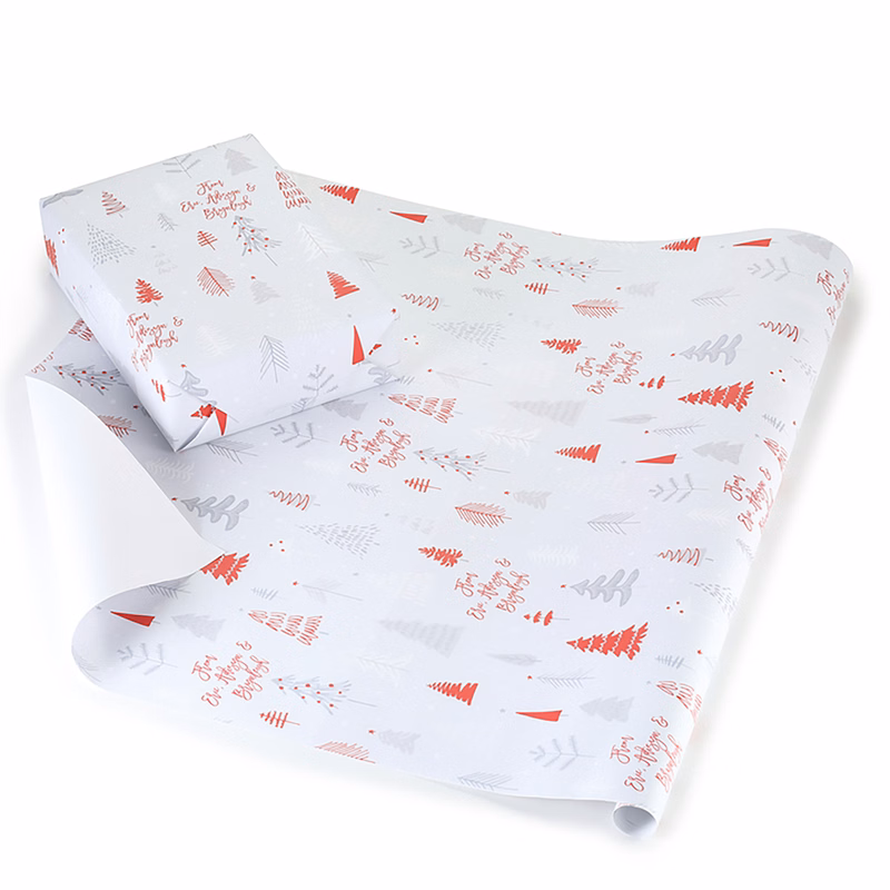 Festive Forest Personalized Wrapping Paper Roll
