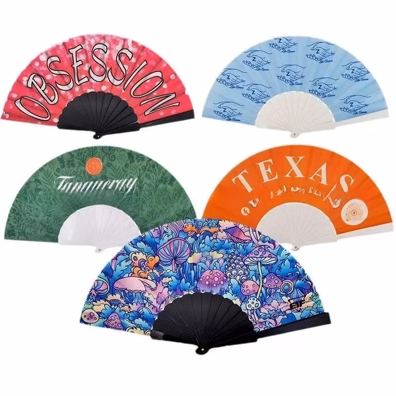 Plastic Promotional Fans, Custom Logo Advertising Gift