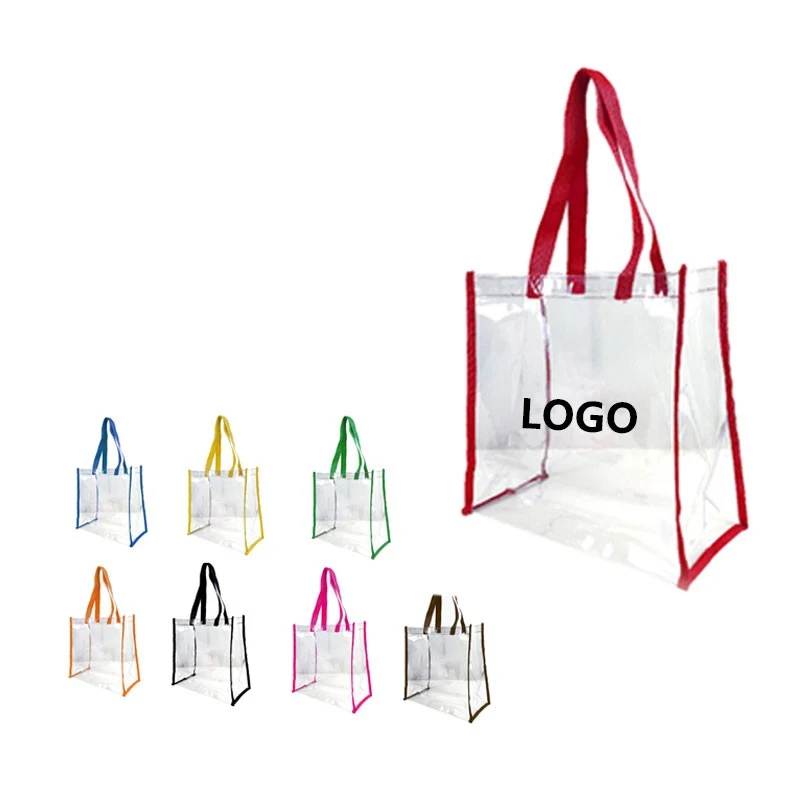 Pvc Transparent Clear Tote Shopping Bag 1