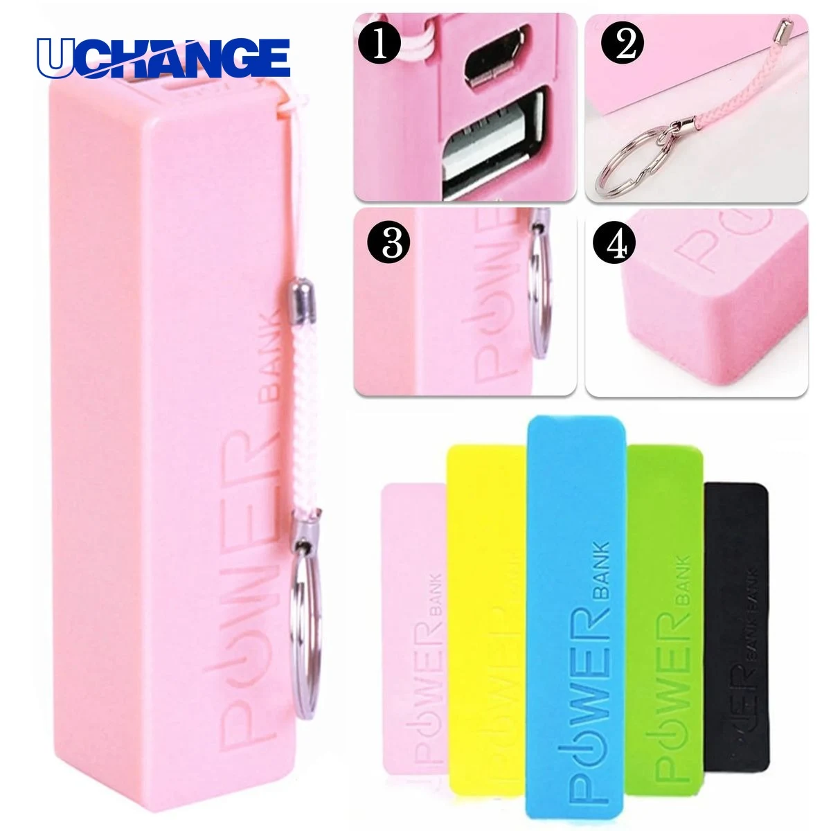 2600mAh Portable USB Power Bank Charger Device 1