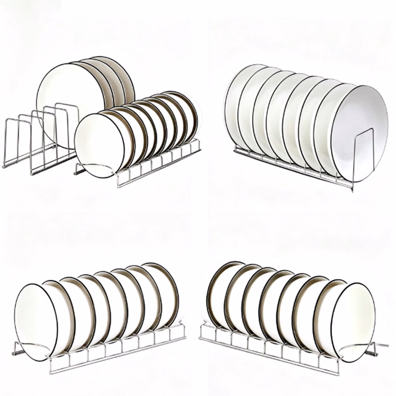 Stainless steel drain storage rack