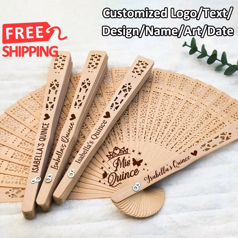Wooden Folding Hand Fan
