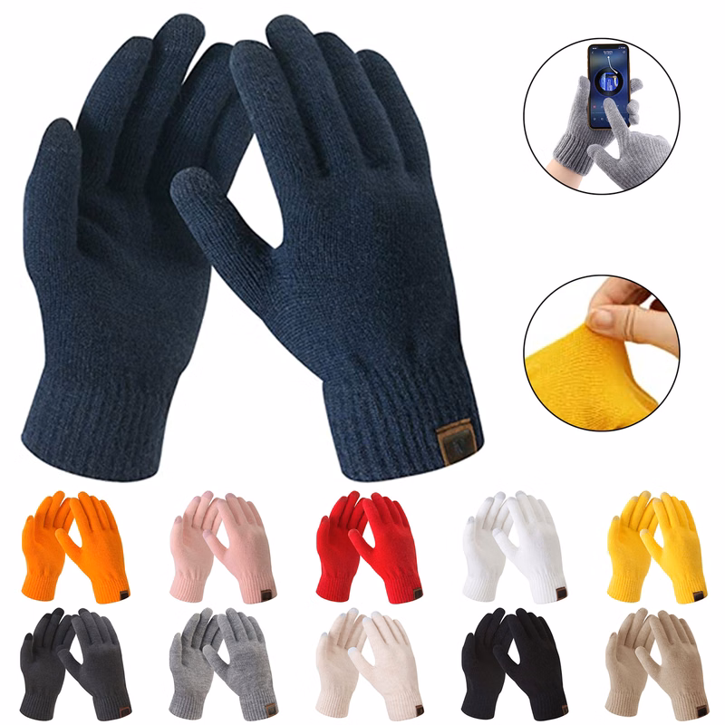 Women's Wool Knitted Gloves