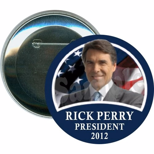 Rick Perry President 2012, Political Button