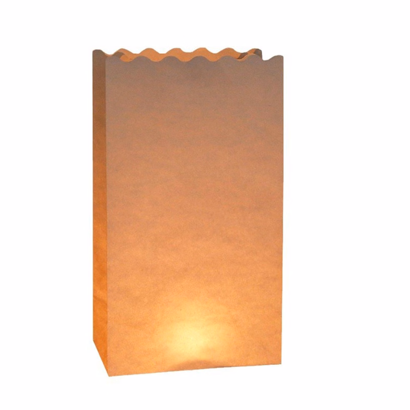 Paper Luminary Candle Lantern Bag