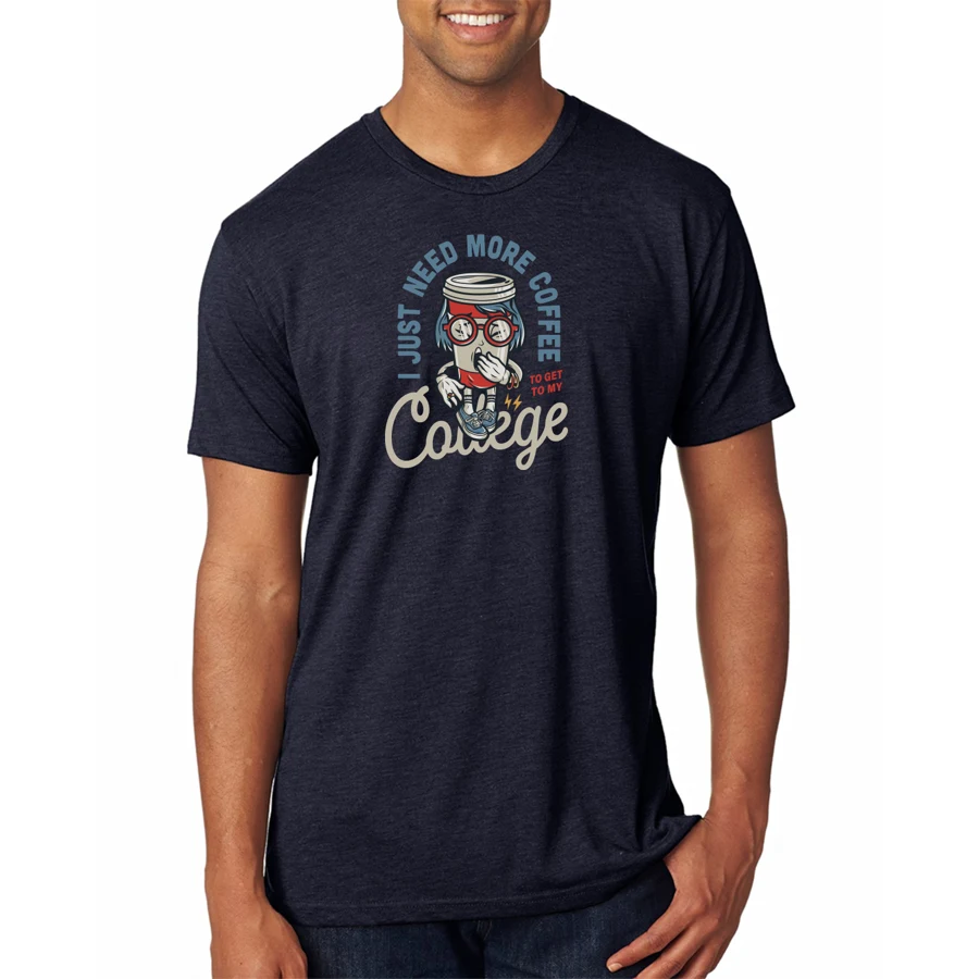 Mens Tri-Blend Crew T-shirts 4.3 oz 1