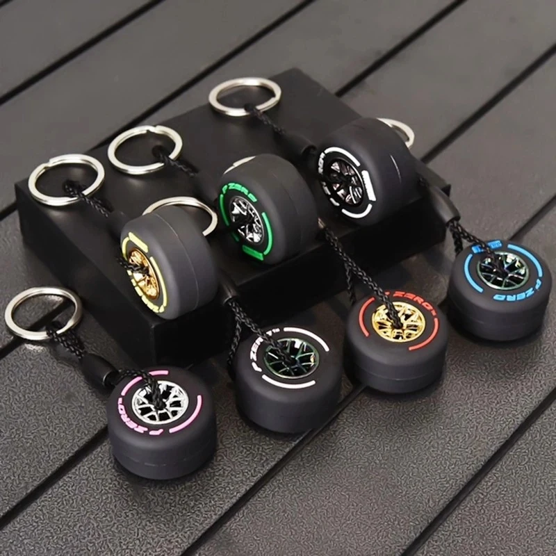 Mini Cute Tire Keyring 1