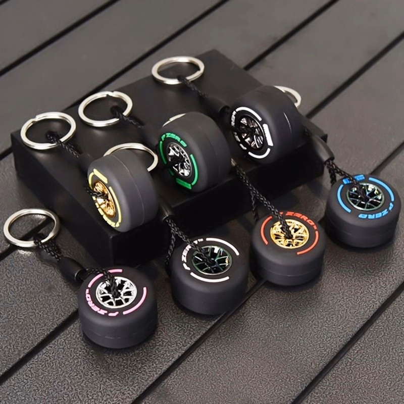 Mini Cute Tire Keyring