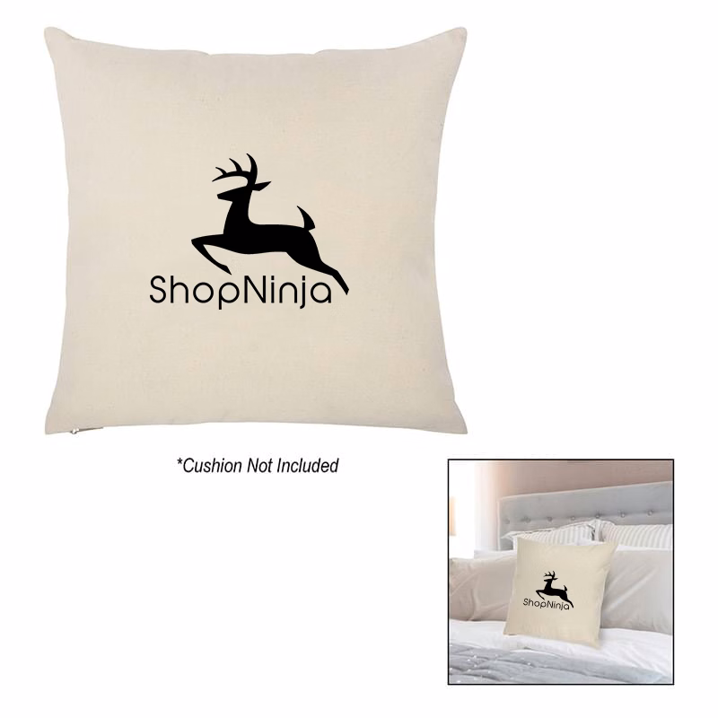16" x 16"  Cotton Canvas Pillow Case