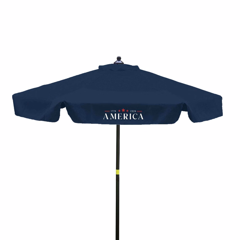 7' Steel Market Umbrella Kit with Valance (1 Imprint)