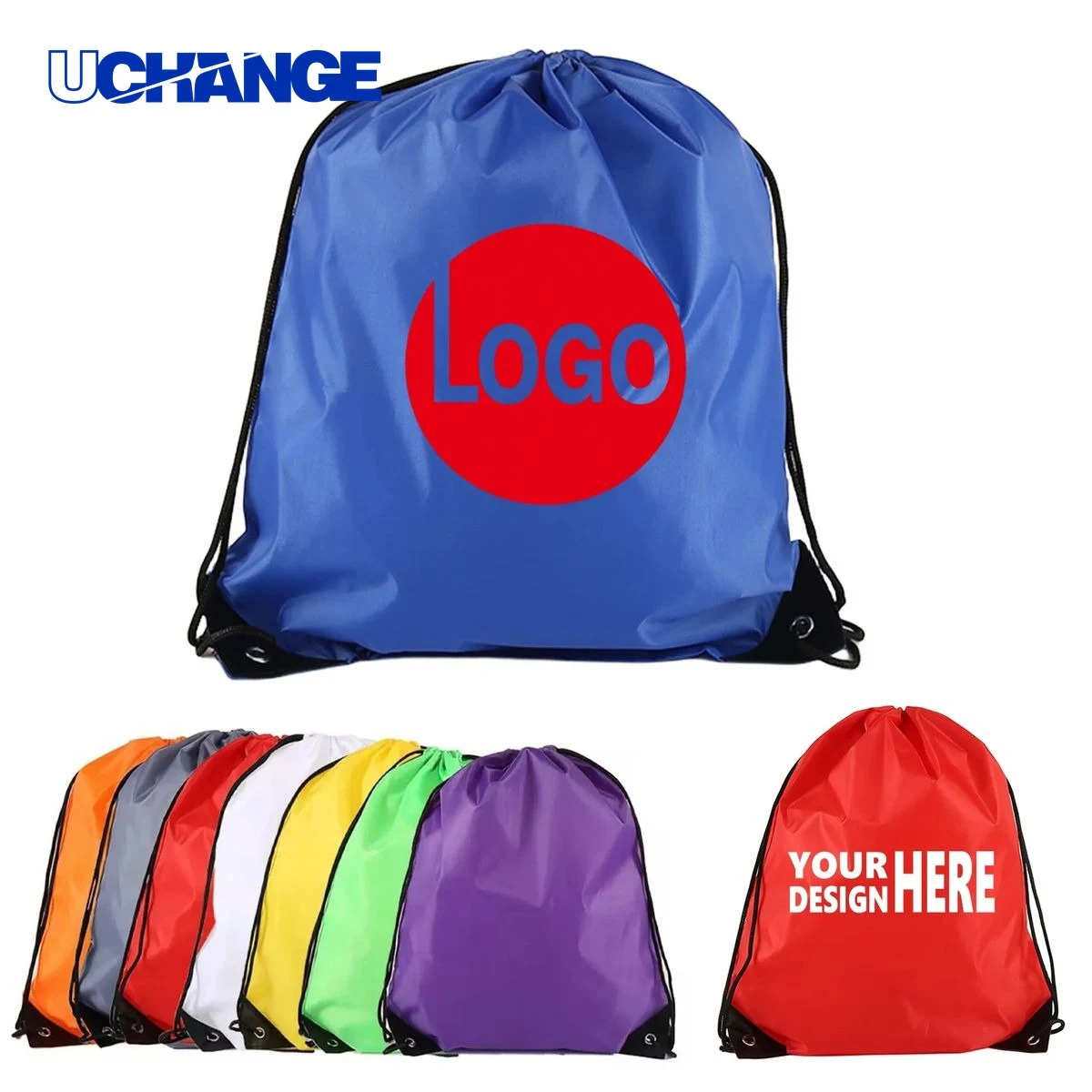 Sport Polyester Drawstring Backpack Organizer 1