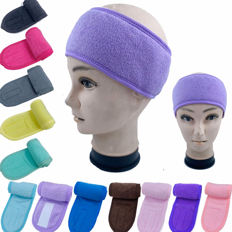 Women Terry Towel Sport Facial Spa Headbands