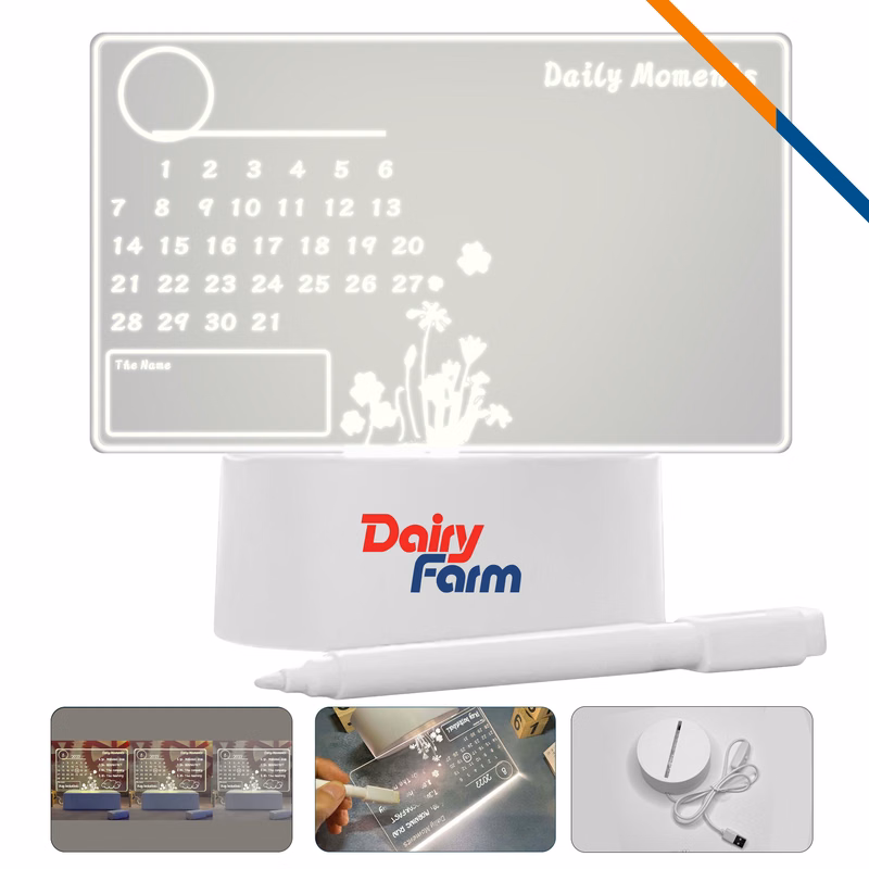 Baro USB Charging LED Note Board Night Light