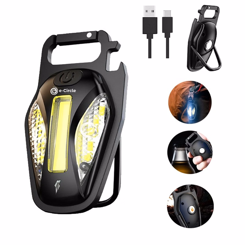 Multi-functional Keychain Light