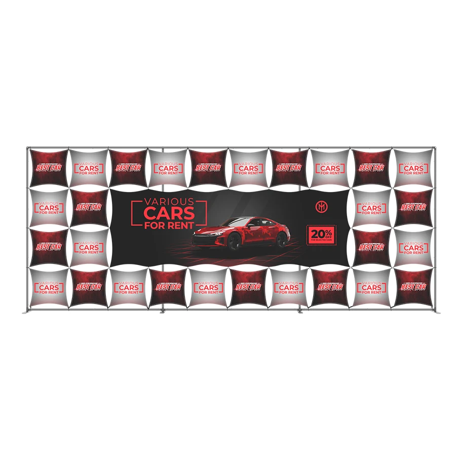 20'w x 8'h Modular Grid Display 1