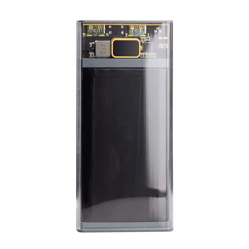 Nauvoo Transparent QuickCharge Power Bank