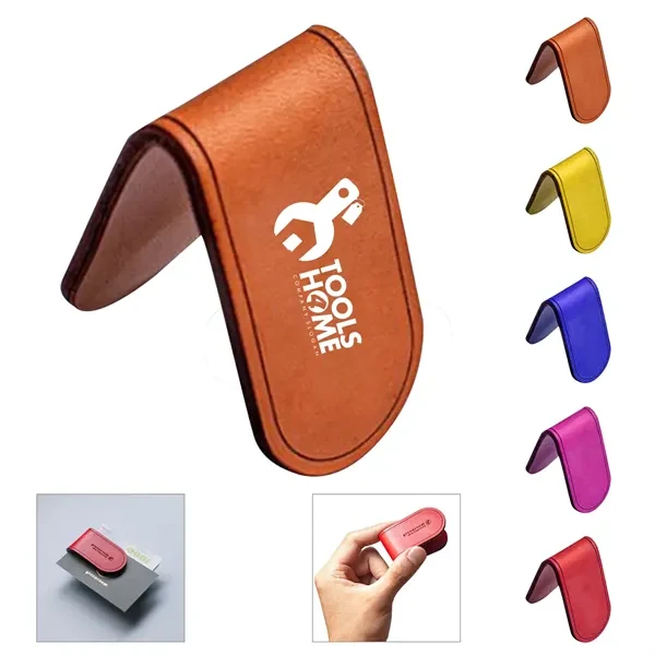 Magnetic Leather Bookmark 1
