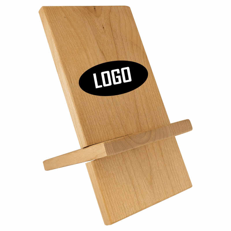 6" x 12" Red Alder Cell Phone/iPad Easel