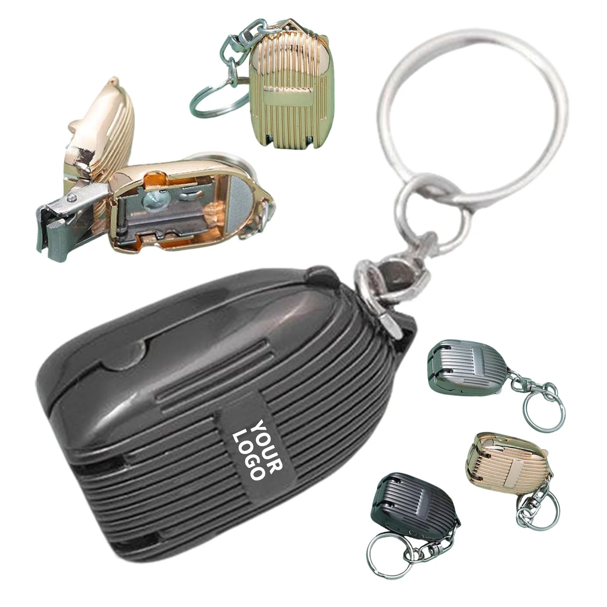 Luggage Shape Nail Clipper With Keychain Mini 1.2" 1