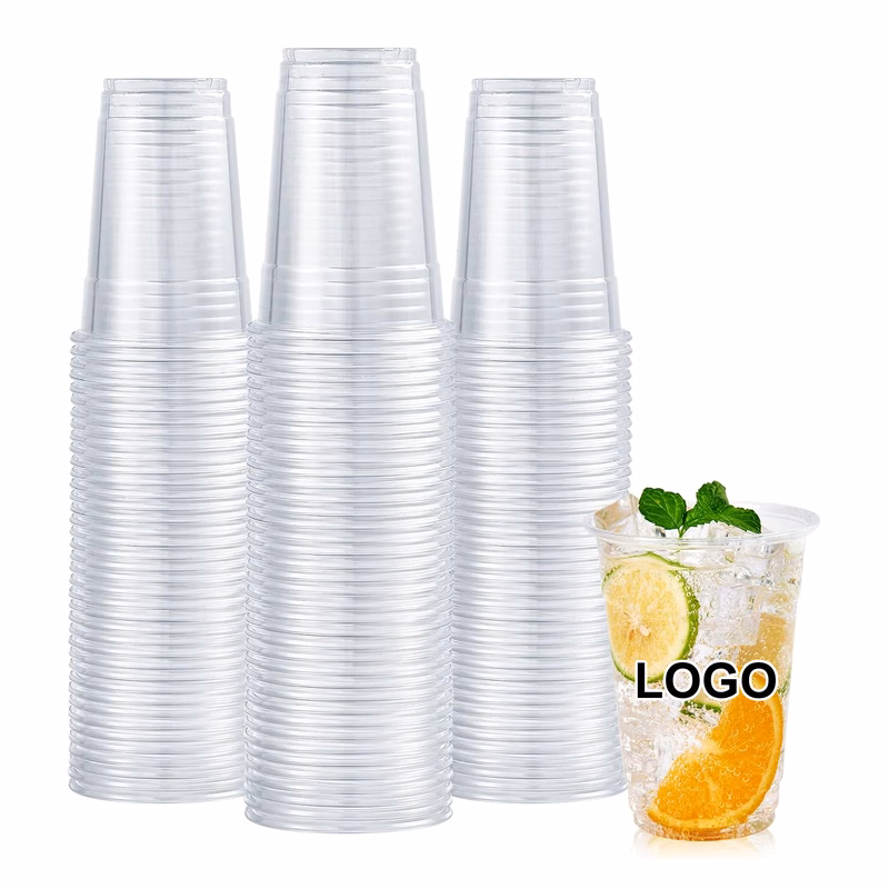 16 OZ Clear Plastic Cups