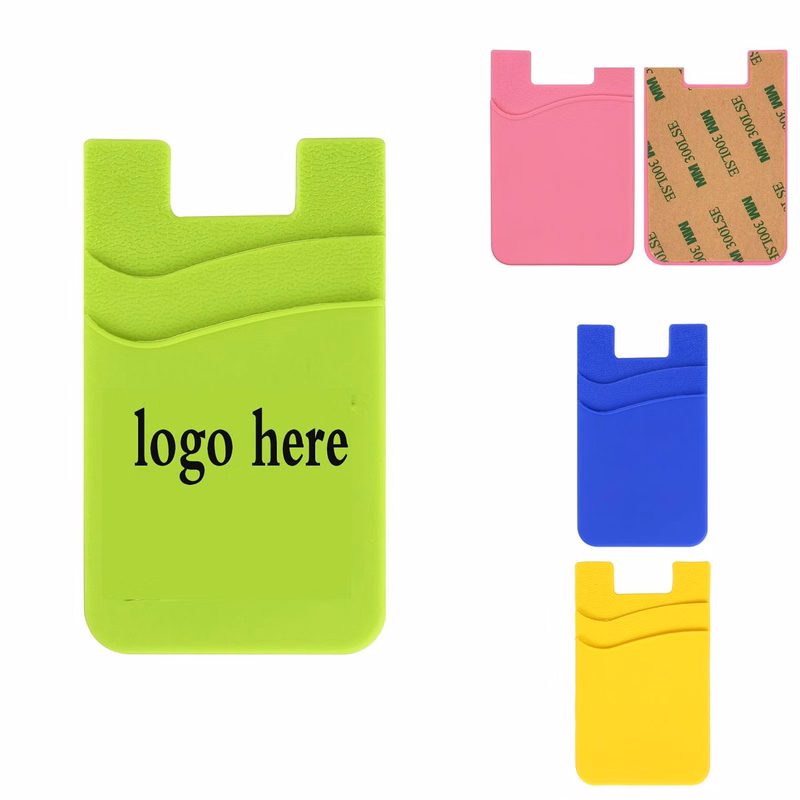 Twin Compartment Silicone Phone Pouch
