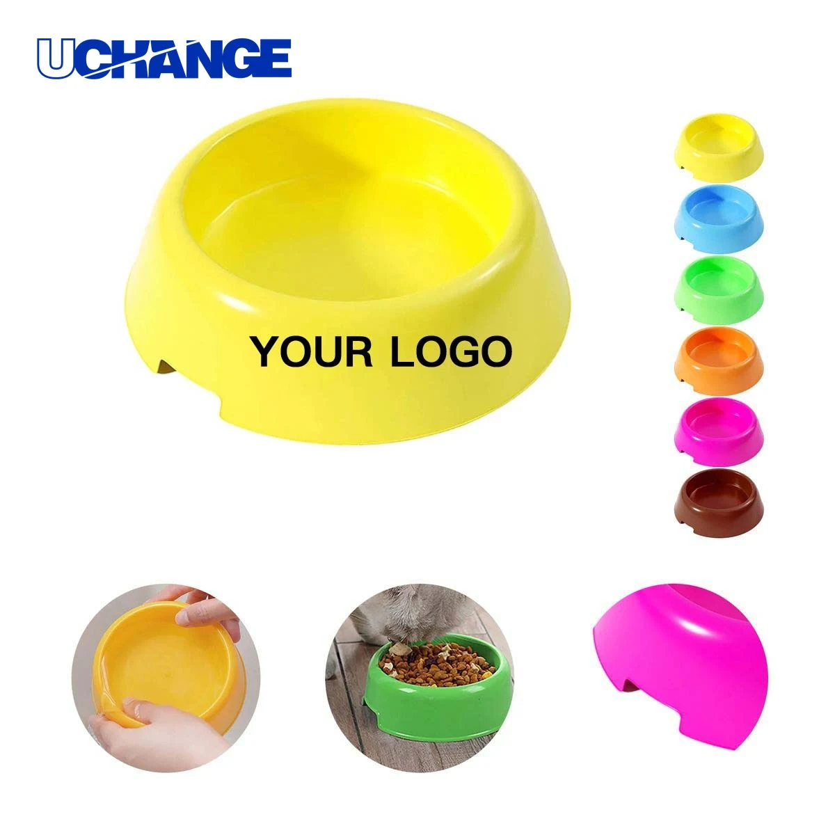Plastic Pet Bowl with Handle 1