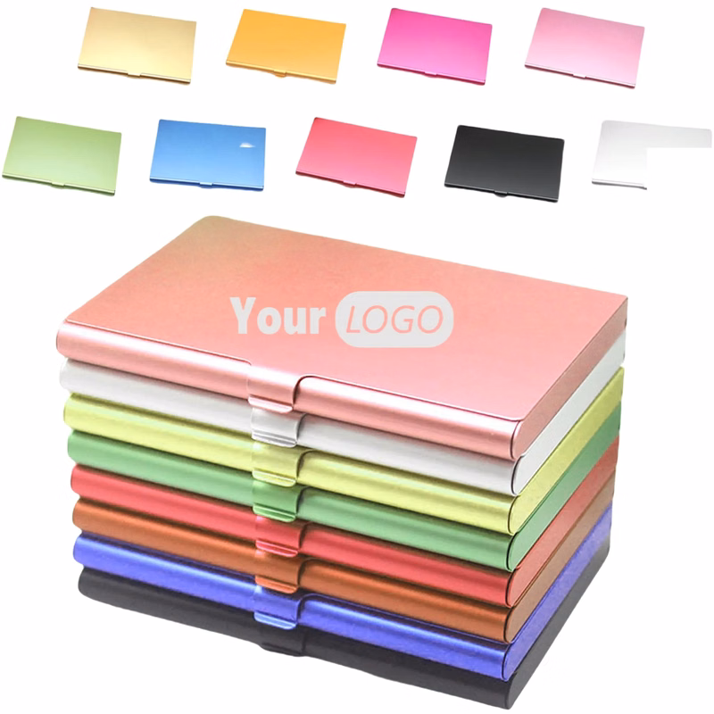 Slim Aluminum Alloy Card Holder MOQ100