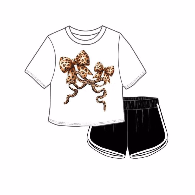 Girls Shorts 2pc Set Size 7-16