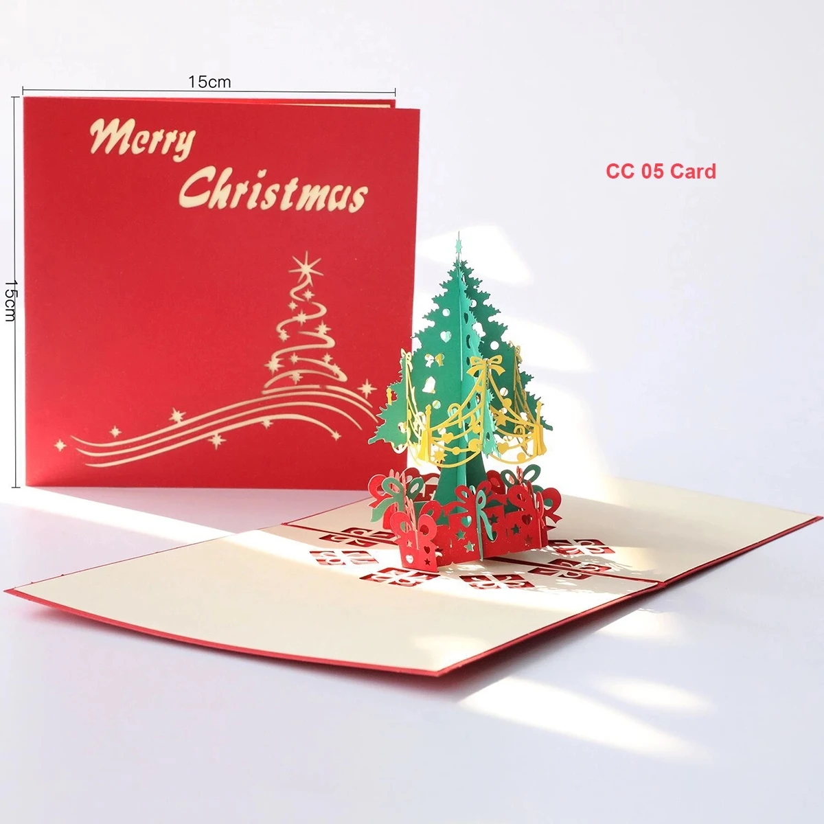 Assorted 3D Pop Up Merry Christmas Greeting Card 1