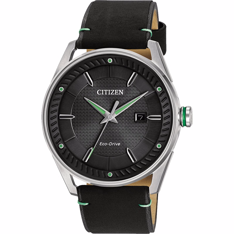 Men's Eco-Drive with Black Strap