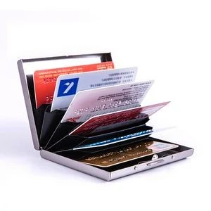 Rfid Credit Card Holder Metal Wallet 1
