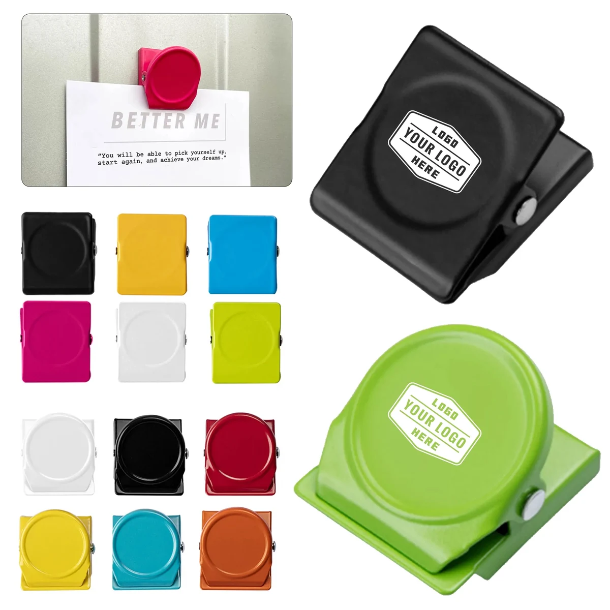 Multicolor Magnetic Metal Clip MOQ50pcs 1