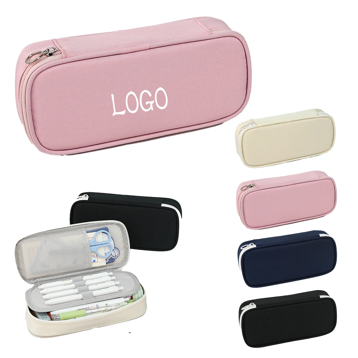 Stain Resistant Oxford Cloth Large Capacity Pencil Case 1